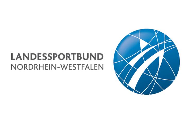 Landessportbund NRW Logo auf weißem Hintergrund