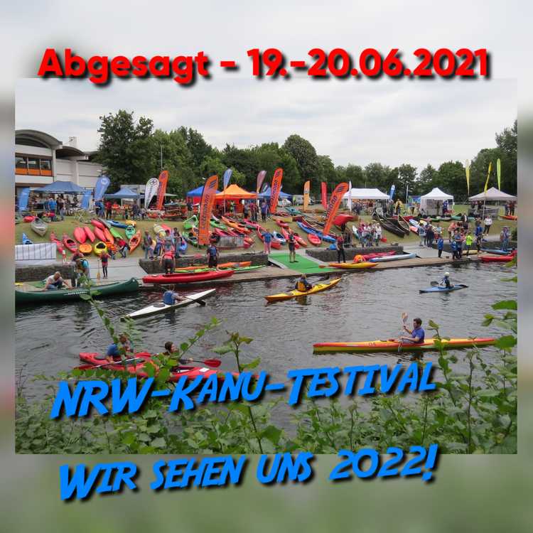 Foto Absage NRW Kanu Testival 2021 2
